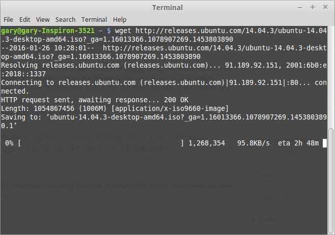 Wget command not found linux